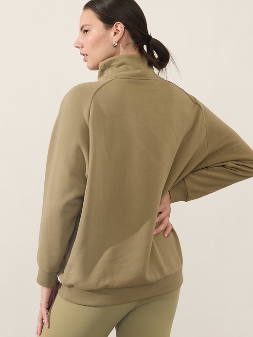 Image number 6 showing, Forever Fleece Mockneck Sweatshirt