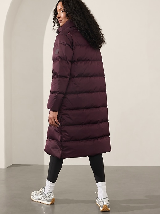 Image number 3 showing, Sateen Long Puffer