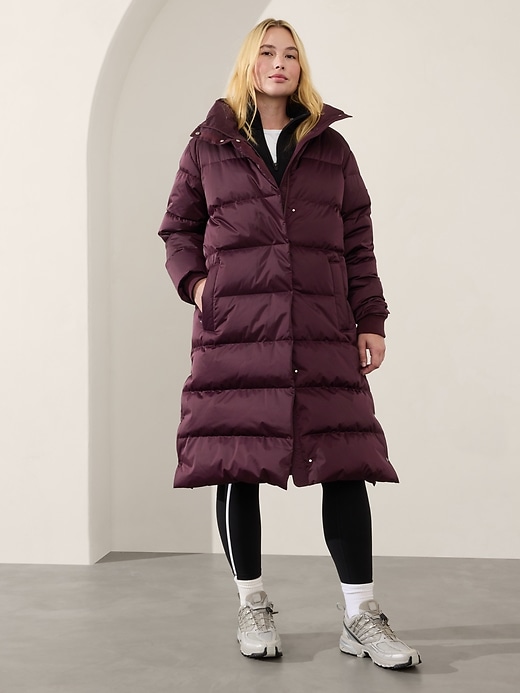 Image number 8 showing, Sateen Long Puffer