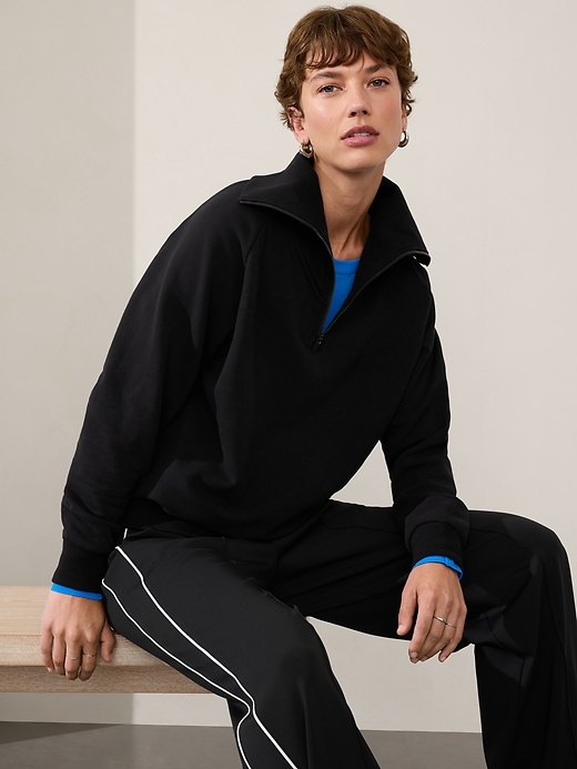 Image number 5 showing, Easy Fleece 1/4 Zip Sweatshirt