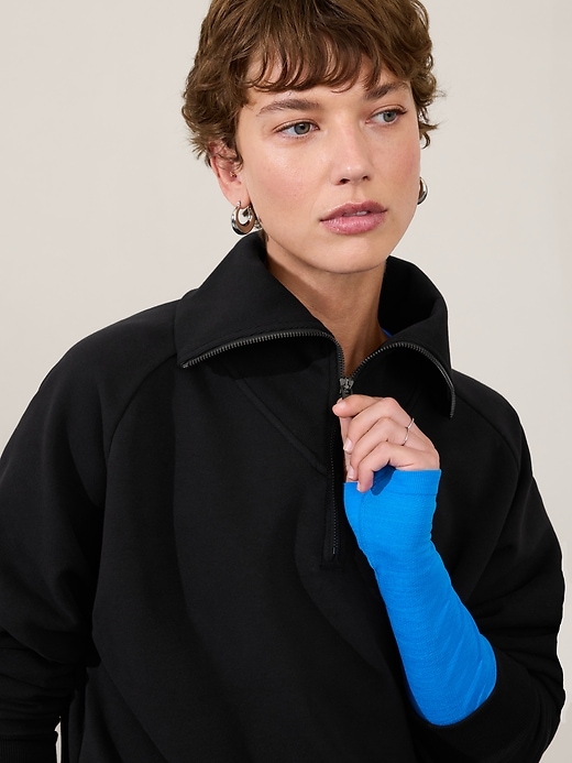 Image number 3 showing, Easy Fleece 1/4 Zip Sweatshirt