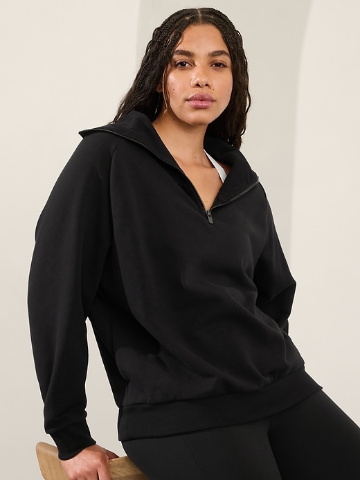 Image number 1 showing, Easy Fleece 1/4 Zip Sweatshirt