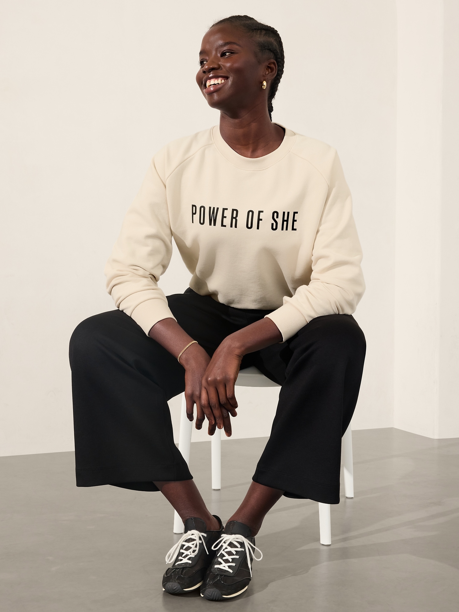 Power of She Crew Sweatshirt