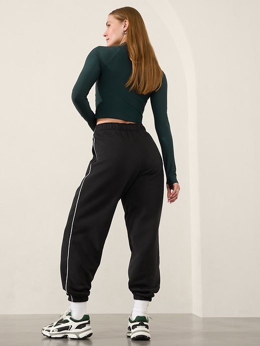 Image number 3 showing, Forever Fleece High Rise Piping Jogger