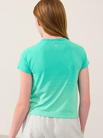 View large product image 3 of 3. Athleta Girl Power Up Sport Length Tee