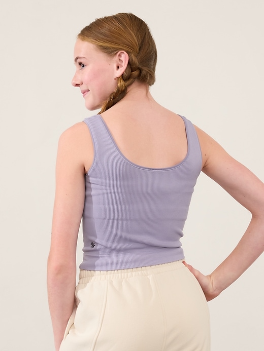 Image number 2 showing, Athleta Girl Rise Above Rib Crop Tank