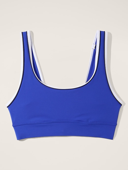 Image number 7 showing, Breathe Longline Piping Bra A-C