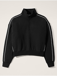 Forever Fleece 1/2 Zip High Hip Piping Sweatshirt