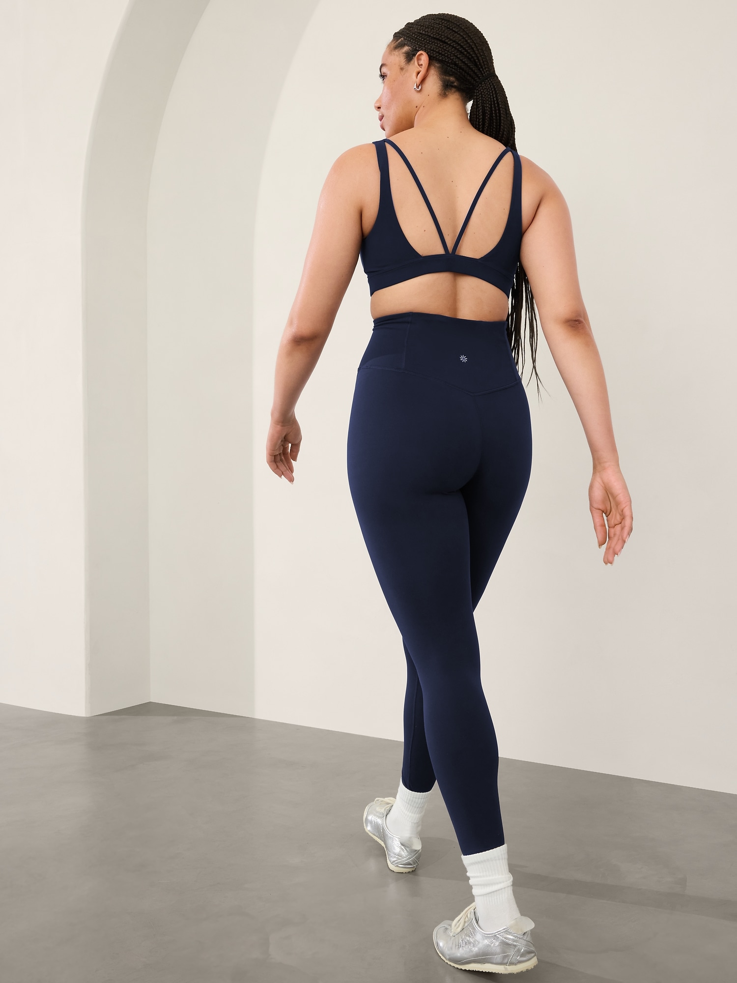 Athleta Ultra High Rise hotsell Elation Tight size LP Large Petite // Navy #502359