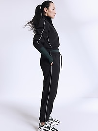 Forever Fleece 1/2 Zip High Hip Piping Sweatshirt