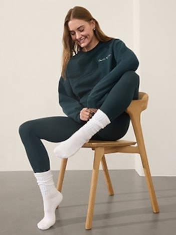 Cloud Scrunch Sock