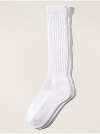 View large product image 2 of 3. Cloud Scrunch Sock