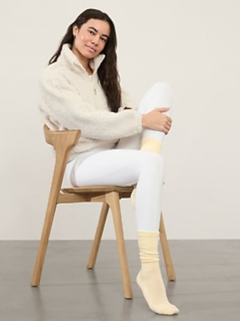 Cloud Scrunch Sock