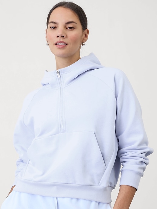 Image number 1 showing, Easy Fleece 1/2 Zip Hoodie