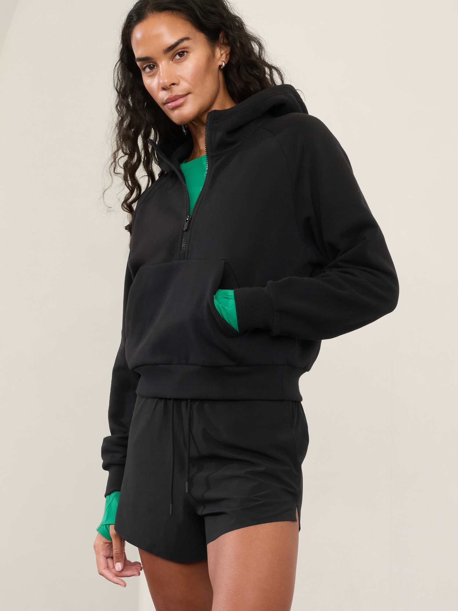 Easy Fleece 1/2 Zip Hoodie | Athleta