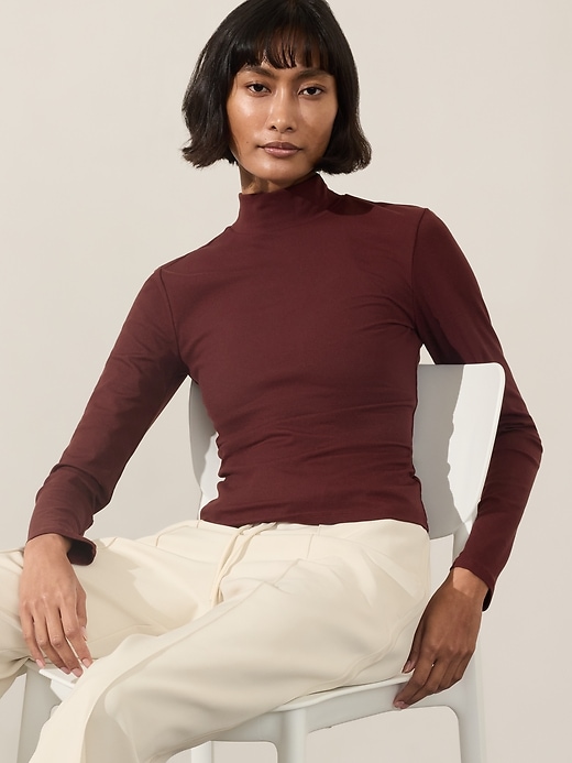 Image number 1 showing, Signature Rib Turtleneck