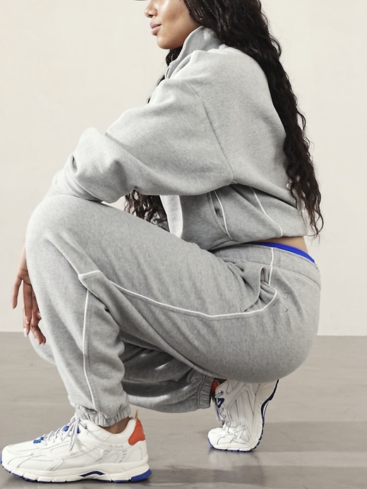 Image number 4 showing, Forever Fleece High Rise Piping Jogger