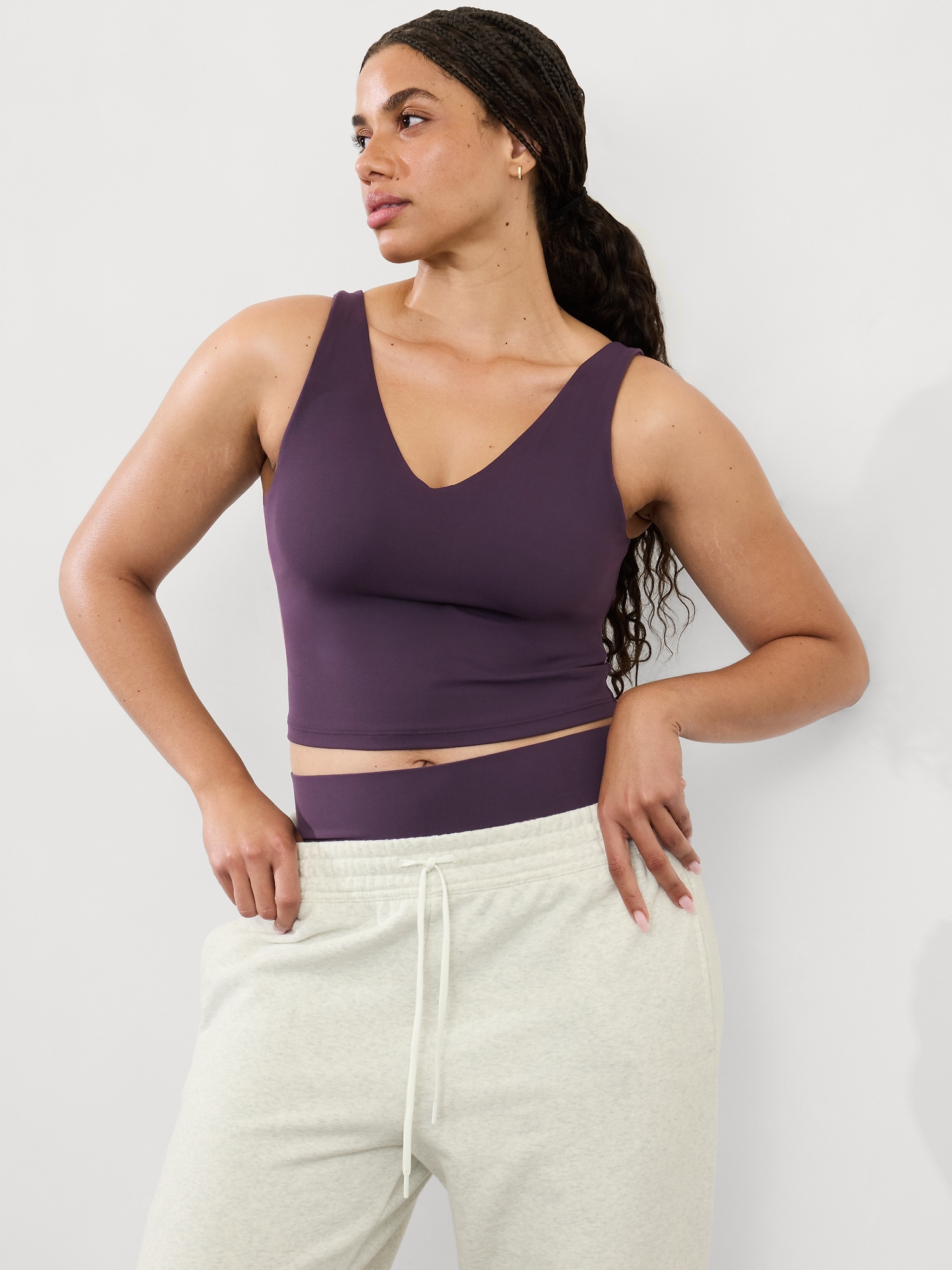 Transcend V-Neck Crop Bra A-C