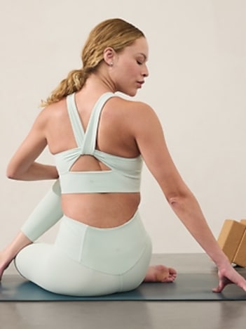 Warrior Twist Longline Sports Bra D-DD