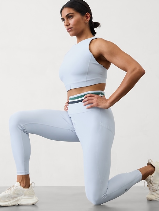 Image number 3 showing, Interval Stash High Rise Stripe 7/8 Legging