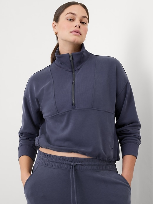 Image number 6 showing, Seasoft Rib 1/4 Zip Popover