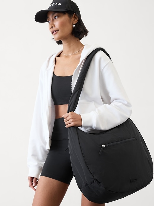 Image number 2 showing, All About Oversized Crossbody Hobo Bag