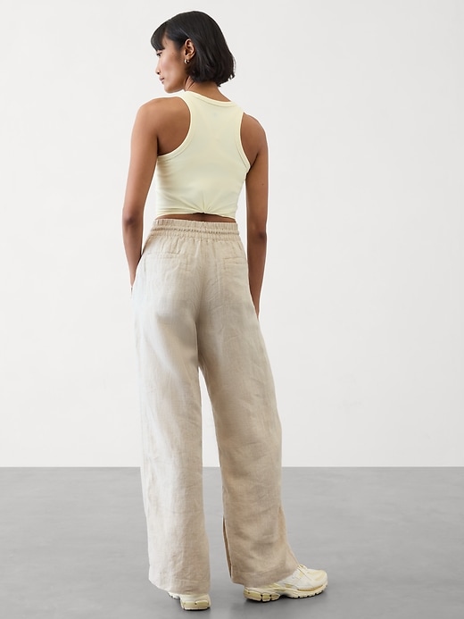 Image number 3 showing, Retreat Linen Wide Leg Pant