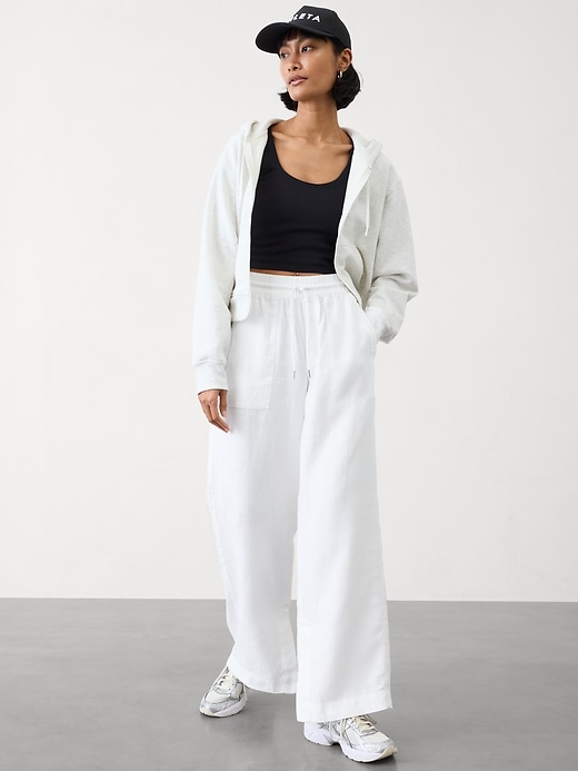 Image number 1 showing, Retreat Linen Wide Leg Pant