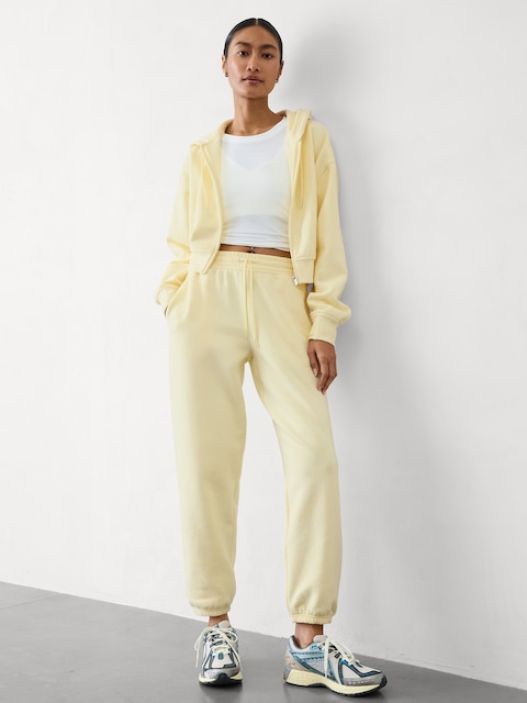 Forever Fleece Mid Rise Jogger - Yellow