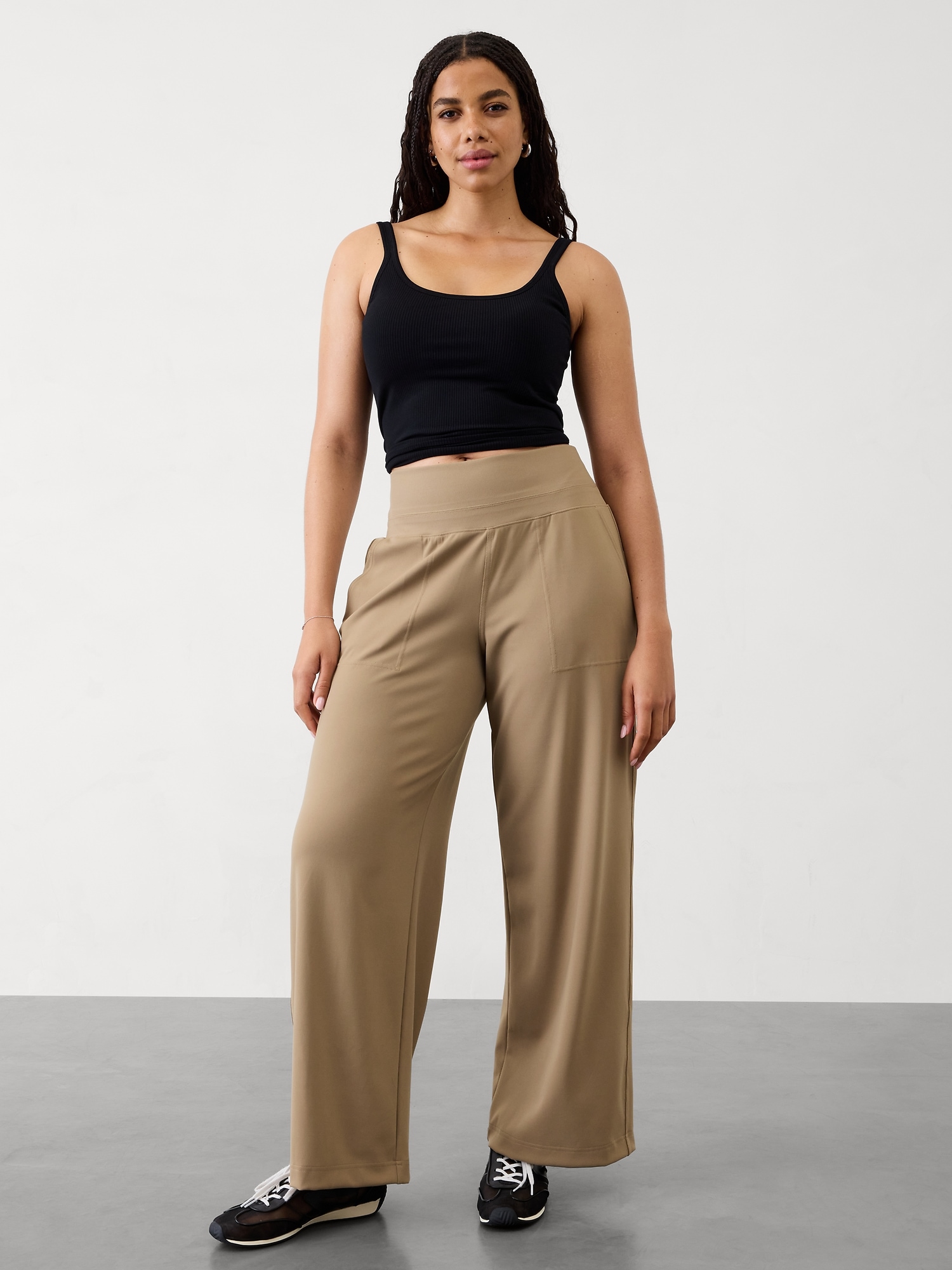 Venice Mid Rise Wide Leg Pant