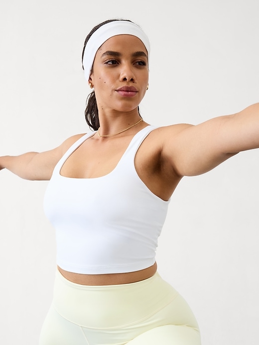 Image number 5 showing, Transcend Square Neck Crop Bra A-C