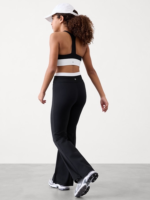 Image number 3 showing, Athleta Girl Transcend Crossover Ultra Flare Pant