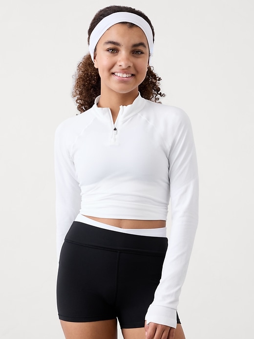 Image number 1 showing, Athleta Girl Transcend Crossover Shortie