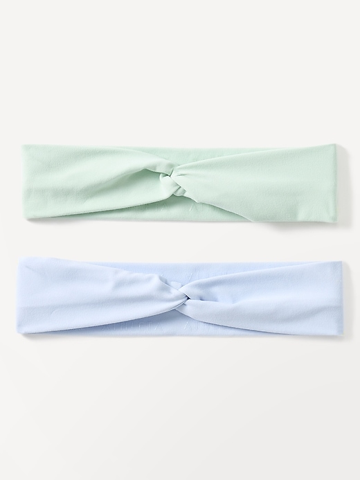 View large product image 2 of 2. Athleta Girl Ready Or Knot Headband 2-Pack