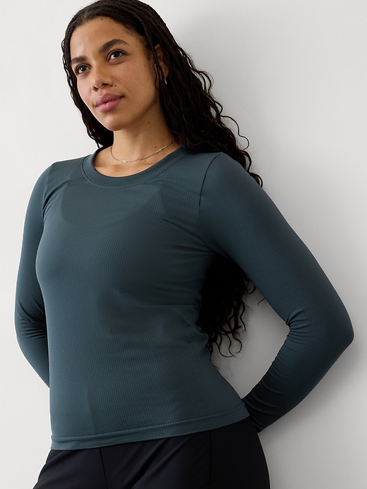 Image number 1 showing, Renew Seamless Crewneck Top