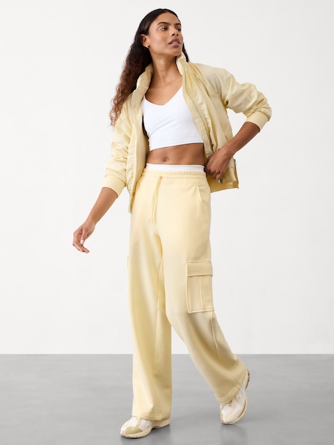 Forever Fleece Mid Rise Cargo Pant