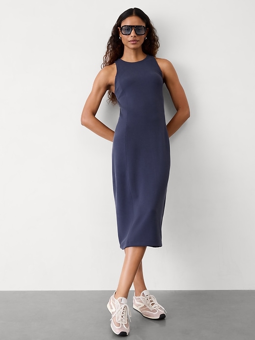 Image number 1 showing, Seasoft Rib Midi Tank Dress