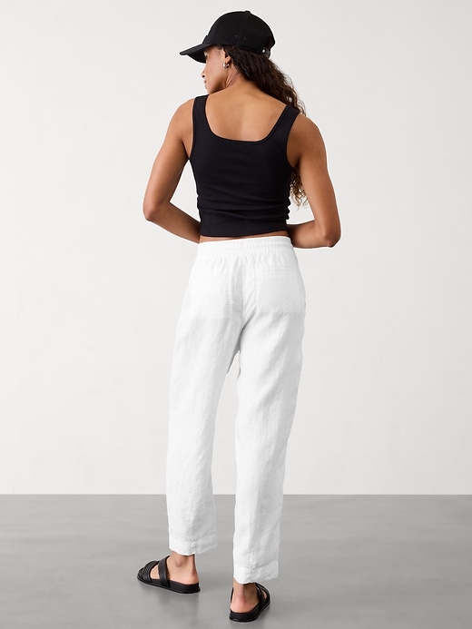 Image number 3 showing, Retreat Linen Ankle Pant