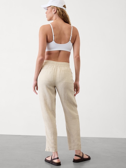 Image number 6 showing, Retreat Linen Ankle Pant