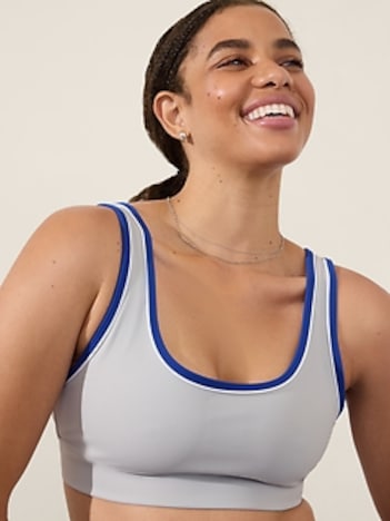 Breathe Longline Piping Sports Bra A-C