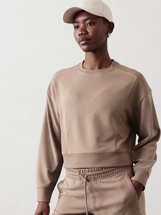 Image number 4 showing, Seasoft Rib Crewneck Sweatshirt