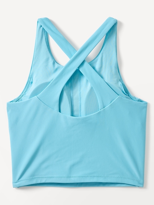 Image number 4 showing, Athleta Girl High Neck Crop Bikini Top