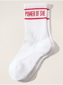 View large product image 2 of 2. Athleta Everyday Crew Sock