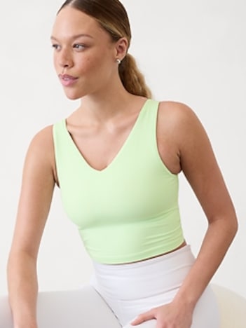 Transcend V-Neck Crop Sports Bra D-DD