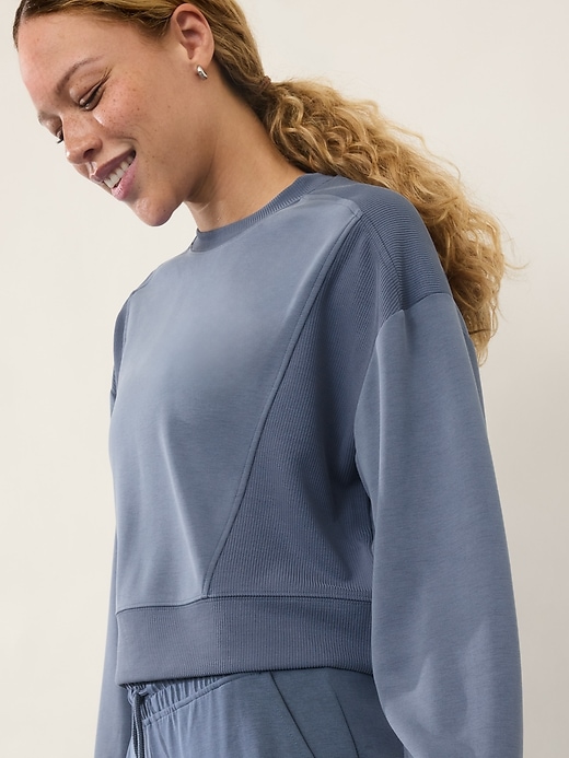 Image number 5 showing, Seasoft Rib Crewneck Sweatshirt