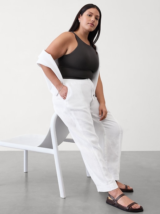 Image number 6 showing, Retreat Linen Ankle Pant