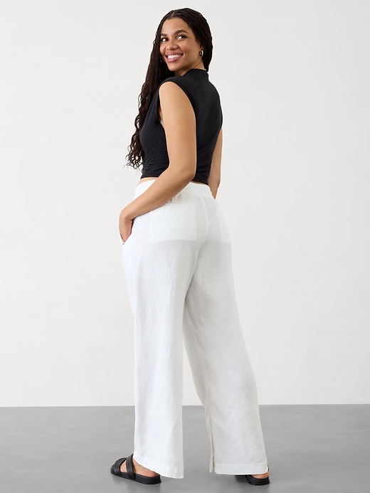 Image number 7 showing, Retreat Linen Wide Leg Pant