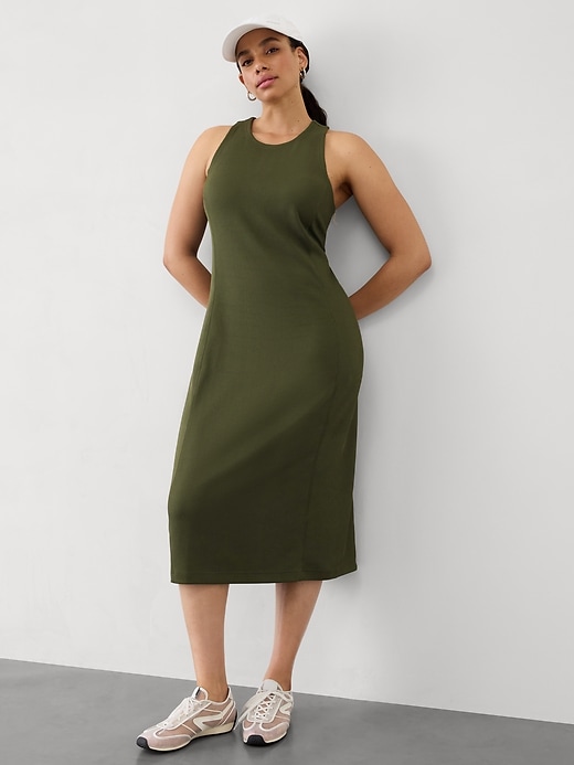 Image number 4 showing, Seasoft Rib Midi Tank Dress