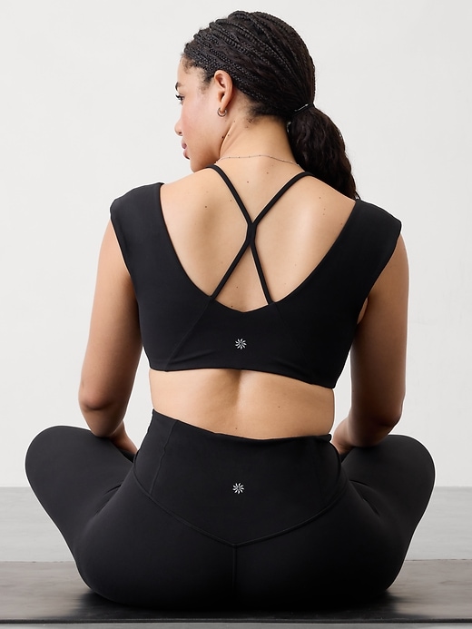 Image number 5 showing, Cinch Built-In Bra Crop Tee