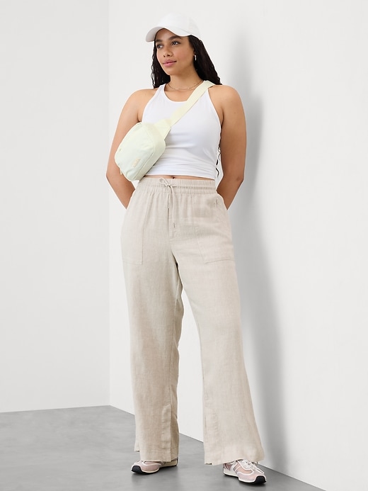 Image number 7 showing, Retreat Linen Wide Leg Pant